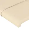 vidaXL Testiere 4 pezzi Tessuto Crema 72x5x78/88 cm Anteprima dell’immagine prodotto 4