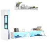 Set di pensili TV Merax 3 pezzi con illuminazione a LED Anteprima dell’immagine prodotto 7