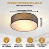 MONZANA® Plafonnier moderne 40W rond 30 cm 1 flamme E27 Voir les images du produit 2