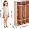 VEVOR Offener Kinderkleiderschrank aus Sperrholz, Produktbild-Vorschau 8