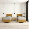 Hotelbett 90x200 cm - Gelb - Polsterbett für Hotels und Produktbild-Vorschau 4