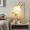 ZMH noční lampička do obývacího pokoje stolní lampa zlatá - Náhled obrázku produktu 6