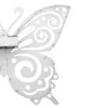 Solar Wandbild Schmetterling weiß mit 30 LED - 34 x 27 cm - Produktbild-Vorschau 4