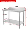 XMTECH Table de travail en inox Table de cuisine réglable Voir les images du produit 2