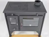 Kaminofen mit Backfach und Herdplatte Eco Retro Holzofen 7  Produktbild-Vorschau 2