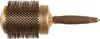 A professional studio shot of a round hair brush against a white background. Produktbild-Vorschau