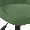 BEI CLORIS® Luxus Barhocker Dunkelgrün Samt Produktbild-Vorschau 5