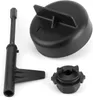 A set of black plastic tools for filling automatic transmission fluid. Podgląd zdjęcia produktu