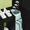 vidaXL Golf Schrank Uni Schwarz Eichen-Optik 102 x 45 x Produktbild-Vorschau 5