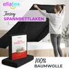 EllaTex Jersey Topper Spannbettlaken 180x200–200x200 Produktbild-Vorschau 2