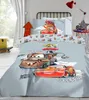 A child's bed with Disney Cars themed bedding. Produktbild-Vorschau