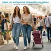 Wózek na zakupy z gumową szyjką i regulowaną wysokością Podgląd zdjęcia produktu 4