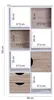 Libreria FineBuy Design a 8 ripiani MASSA Modern in legno Anteprima dell’immagine prodotto 1