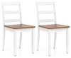 Set di 2 sedie da pranzo COSTWAY, sedie da cucina in legno, Anteprima dell’immagine prodotto 1