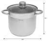 Kinghoff pots 6 pieces 7l/ 5l/ 4l KH4309 Voir les images du produit 14