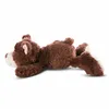 NICI Plüsch-Braunbär liegend, 20 cm (Öko-grün) Produktbild-Vorschau 3