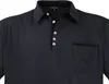 Übergrössen Hippes Polo-Shirt Kurzarm LAVECCHIA Anthrazit Produktbild-Vorschau 2