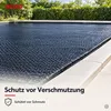 Solarfolie 549x274 cm Schwarz Noppenfolie Poolabdeckung Produktbild-Vorschau 8