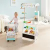 howa Einkaufswagen 'Funny' für Kinder aus Holz weiß / grau Produktbild-Vorschau 3