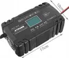 A black battery charger with a digital display and various icons is shown from a slightly elevated angle. Náhled obrázku produktu