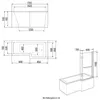 Vasca da bagno Elara (a sinistra) 170 x 85 x 53 cm, bianco Anteprima dell’immagine prodotto 7