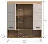 Scout Badschrank Wandhängend 2 Türen, 1 Regal Kaschmir Produktbild-Vorschau 3