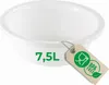 Novaliv Spülschüssel Rund 7,5L, D36 cm, Weiß, BPA-frei & Produktbild-Vorschau 1