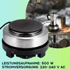 Kompakte elektrische Mini-Einzelkochplatte, Ø 10 cm, 500 Produktbild-Vorschau 3