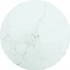 vidaXL Tischplatte Weiß Ø30x0,8 cm Hartglas in Marmoroptik Produktbild-Vorschau 4