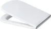A white toilet seat lid is shown in a studio shot against a white background. Produktbild-Vorschau