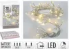 Guirlande LED Câble Batterie 3m Blanc chaud avec minuterie Voir les images du produit 1