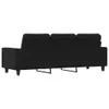 3-Sitzer-Sofa Schwarz 180 cm Stoff Produktbild-Vorschau 5
