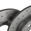 2x BREMBO Bremsscheibe 08.A912.1X für TOYOTA AURIS (NZE18_ Produktbild-Vorschau 4