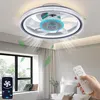 75W Leise Deckenventilator, Kristall Deckenleuchte RGB Produktbild-Vorschau 2