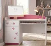 Bureau pour enfant rose et blanc | Bureau pour fille avec Voir les images du produit 2