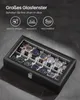 SONGMICS Uhrenbox für 14 Uhren mit Glasdeckel Kunstleder Produktbild-Vorschau 6
