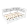 Flieks Holzbett Schlafsofa Tagesbett 140x200cm mit 2 Produktbild-Vorschau 8