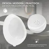 LuxeBath Urinal Weiß Zulauf von hinten Hochwertige Keramik Produktbild-Vorschau 3