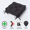 HOMESCAPES cuscino per sedile nero - cuscino per Anteprima dell’immagine prodotto 3