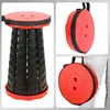 Tabouret pliant rouge, télescopique & réglable en hauteur,, Voir les images du produit 8