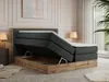 MKS MEBLE King Boxspringbett 200x200 mit Bettkasten Eiche, Produktbild-Vorschau 2