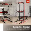 HOP SPORT  Power Tower mit Klimmzugstange, Hantelbank & Produktbild-Vorschau 2