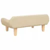 vidaXL Hundebett Creme 70x40x24 cm Stoff Produktbild-Vorschau 5