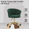 Vinsetto Chaise bureau ergonomique en polaire Teddy, chaise Voir les images du produit 6