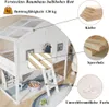Kinderhausbett mit Treppe und Sicherheitsgitter, zwei graue Produktbild-Vorschau 5