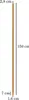 STIL STIEL für Rechen KEGEL Gartenpflanzen 28 mm 150 cm 1 Produktbild-Vorschau 3
