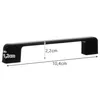 A black cabinet handle with dimensions indicated by measurement lines and text. Anteprima dell’immagine prodotto