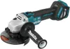 A cordless angle grinder with a side handle, shown against a white background. Produktbild-Vorschau