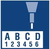 A diagram showing a tool with letters A, B, C, D and numbers 1, 2, 3, 4, 5, 6. Produktbild-Vorschau