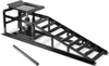A black hydraulic car ramp with a jack mechanism. Náhled obrázku produktu
